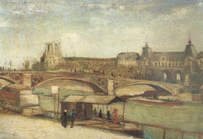 Vincent Van Gogh The Pont du Carrousel and the Louvre (nn04) China oil painting art
